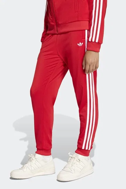 Спортивные штаны джоггеры Adidas Originals, красный — фото 4