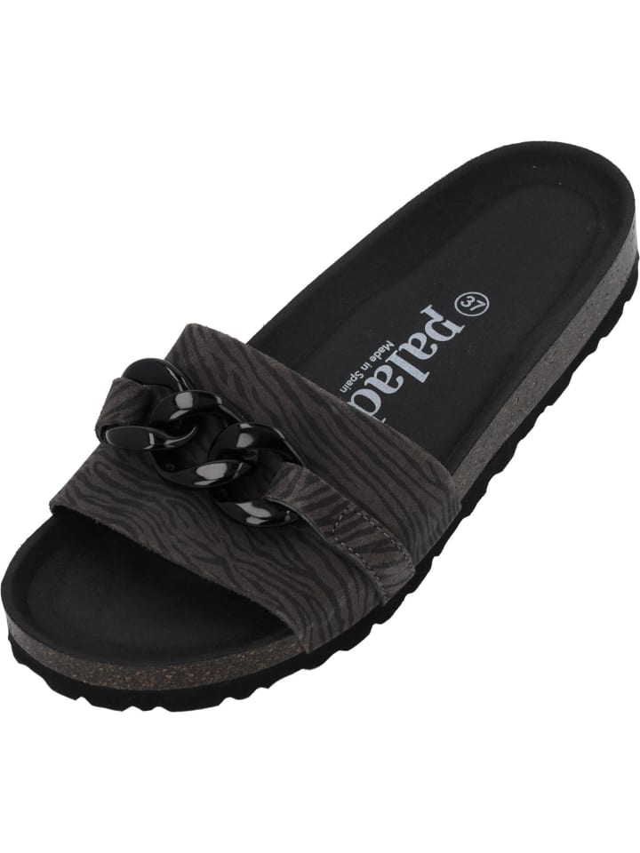 Мюли palado, цвет gris osuro zebra