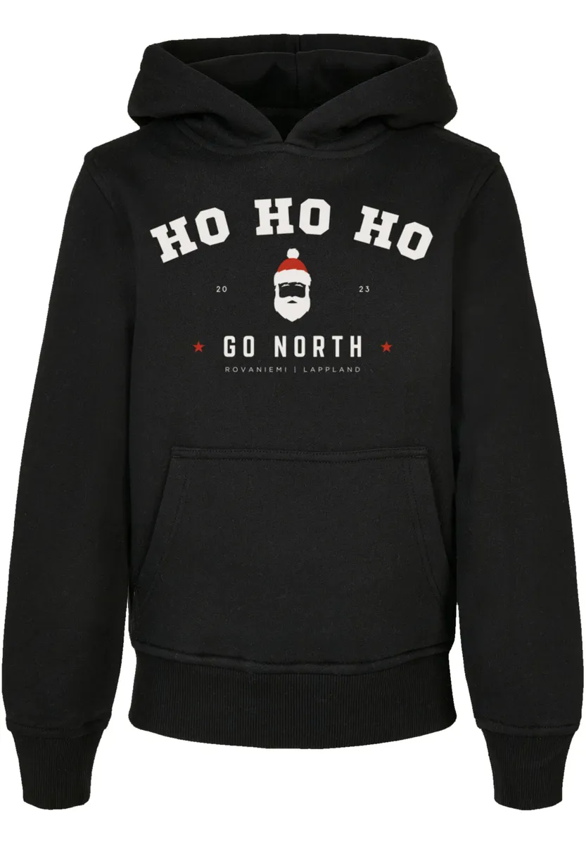 

Толстовка F4NT4STIC "Ho Ho Ho Santa Claus Christmas", Рождество, подарок, логотип, черный