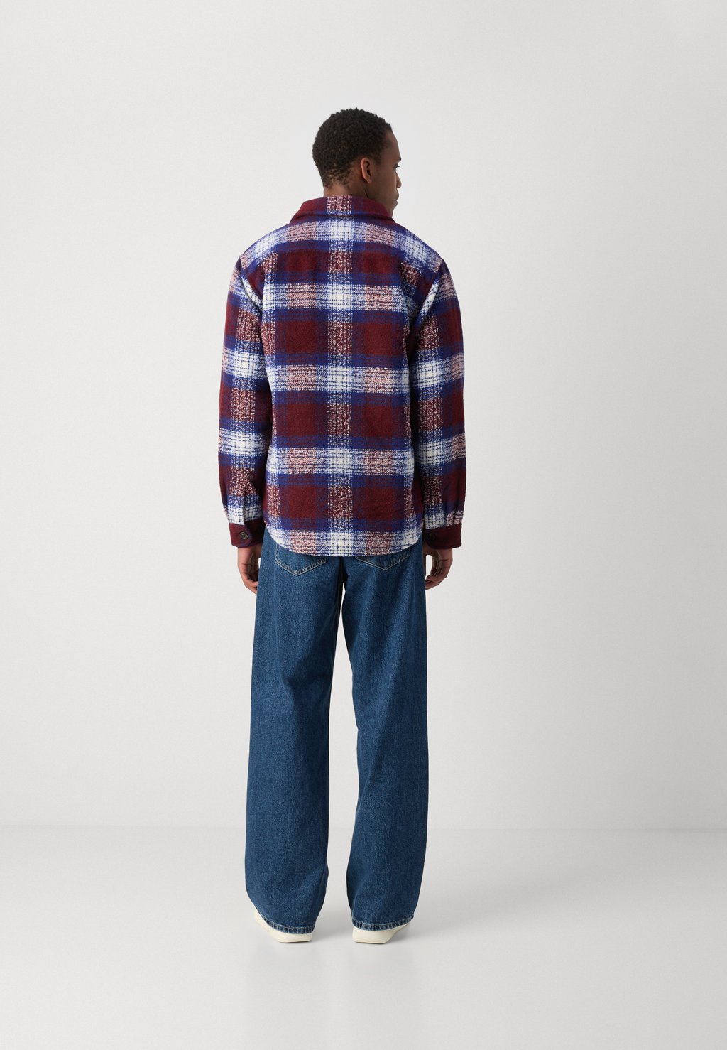 

Легкая куртка CHECKED OVERSHIRT GANT, синий