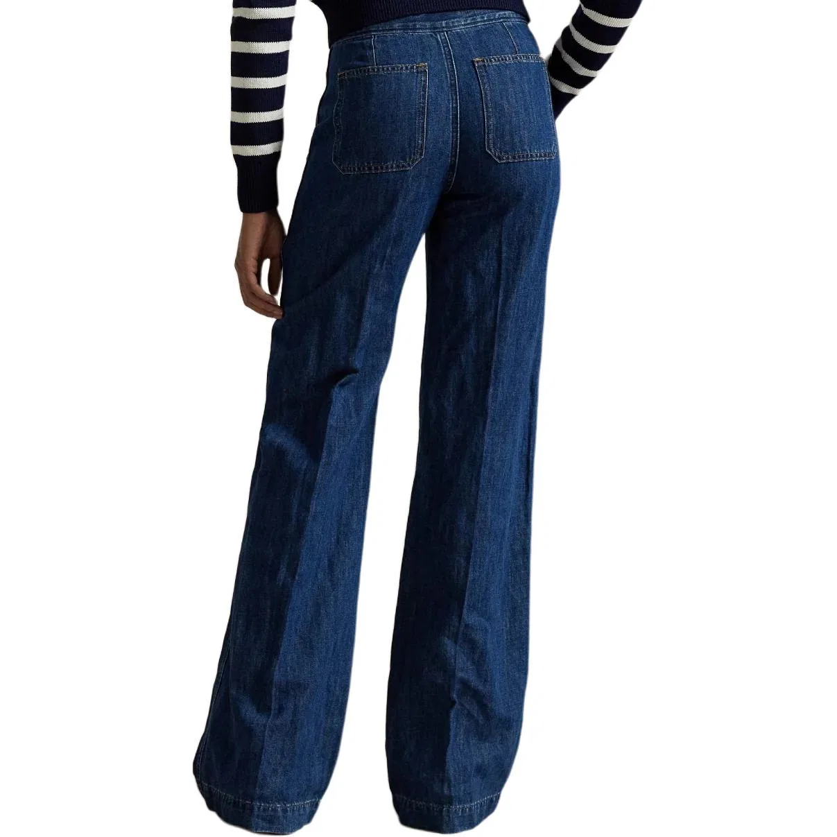 Джинсы Wide Leg Flare Polo Ralph Lauren синие — фото 3