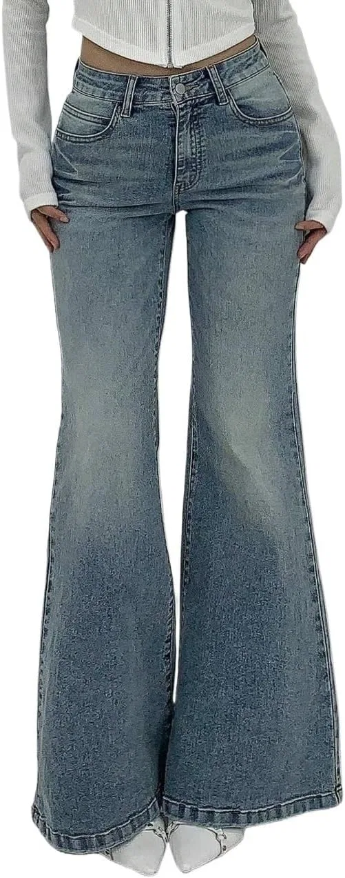 Джинсы с завышенной талией, Light Wash