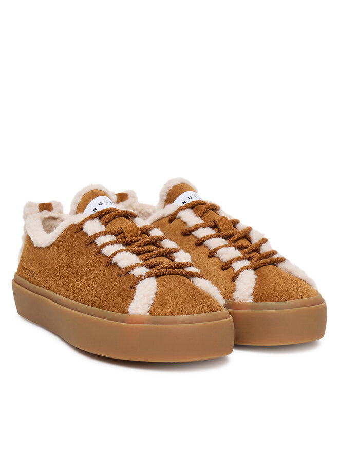 Кроссовки Shearling Low 1001.001.0242 Inuikii, коричневый — фото 2