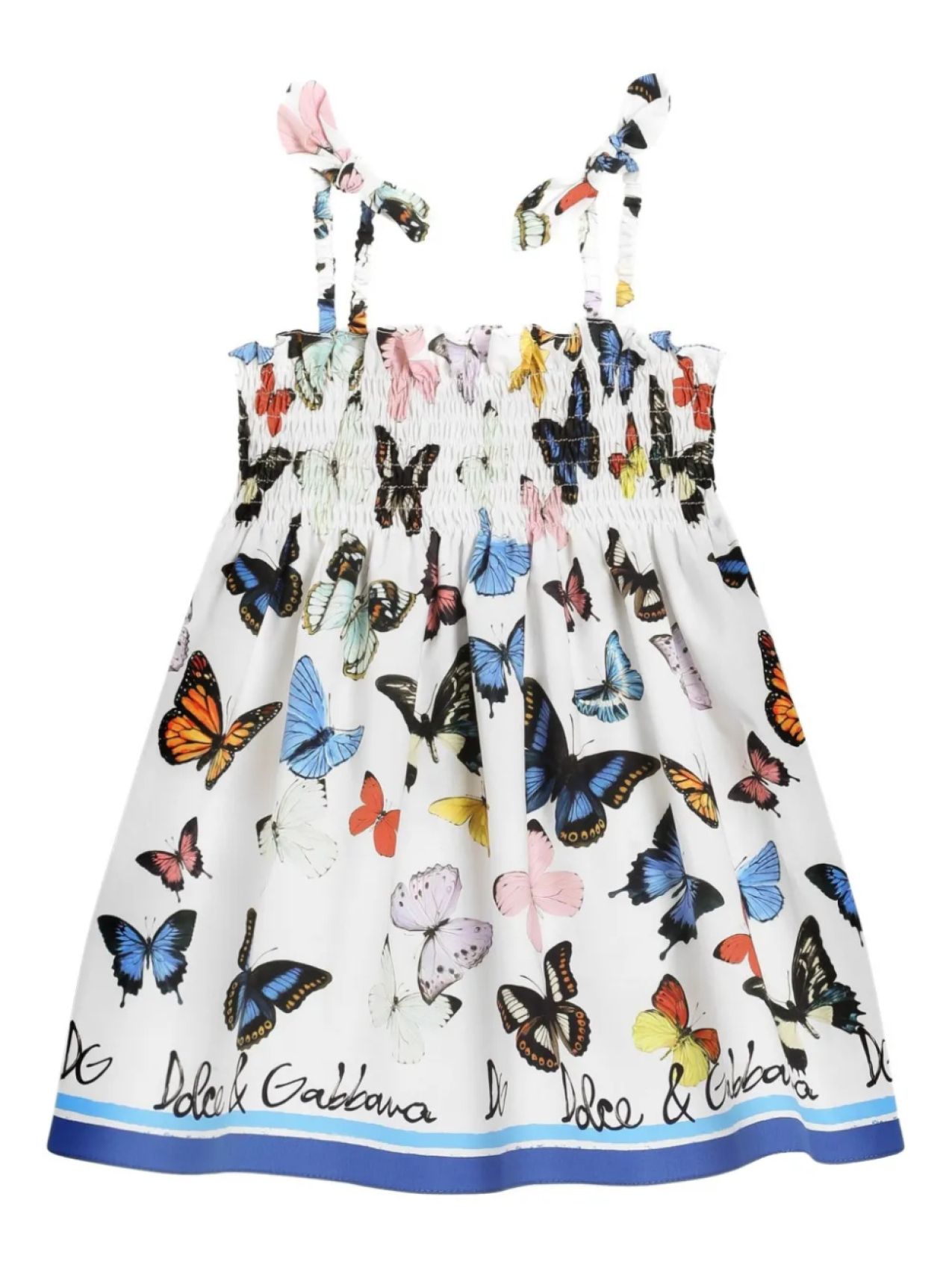 

Платье Dolce & Gabbana Kids с графическим принтом, белый