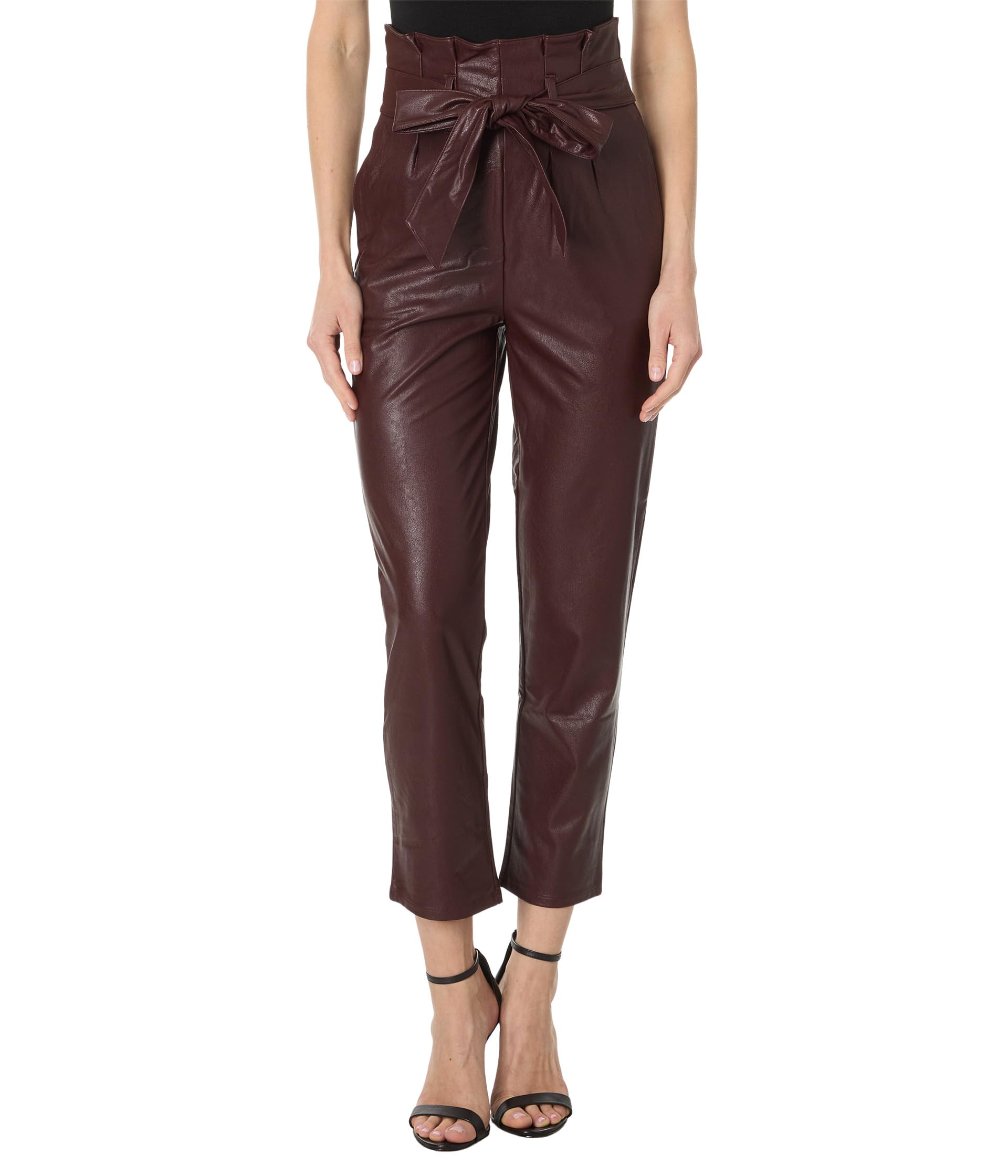 

Брюки Commando Faux Leather Paperbag Pants SLG451, цвет Oxblood