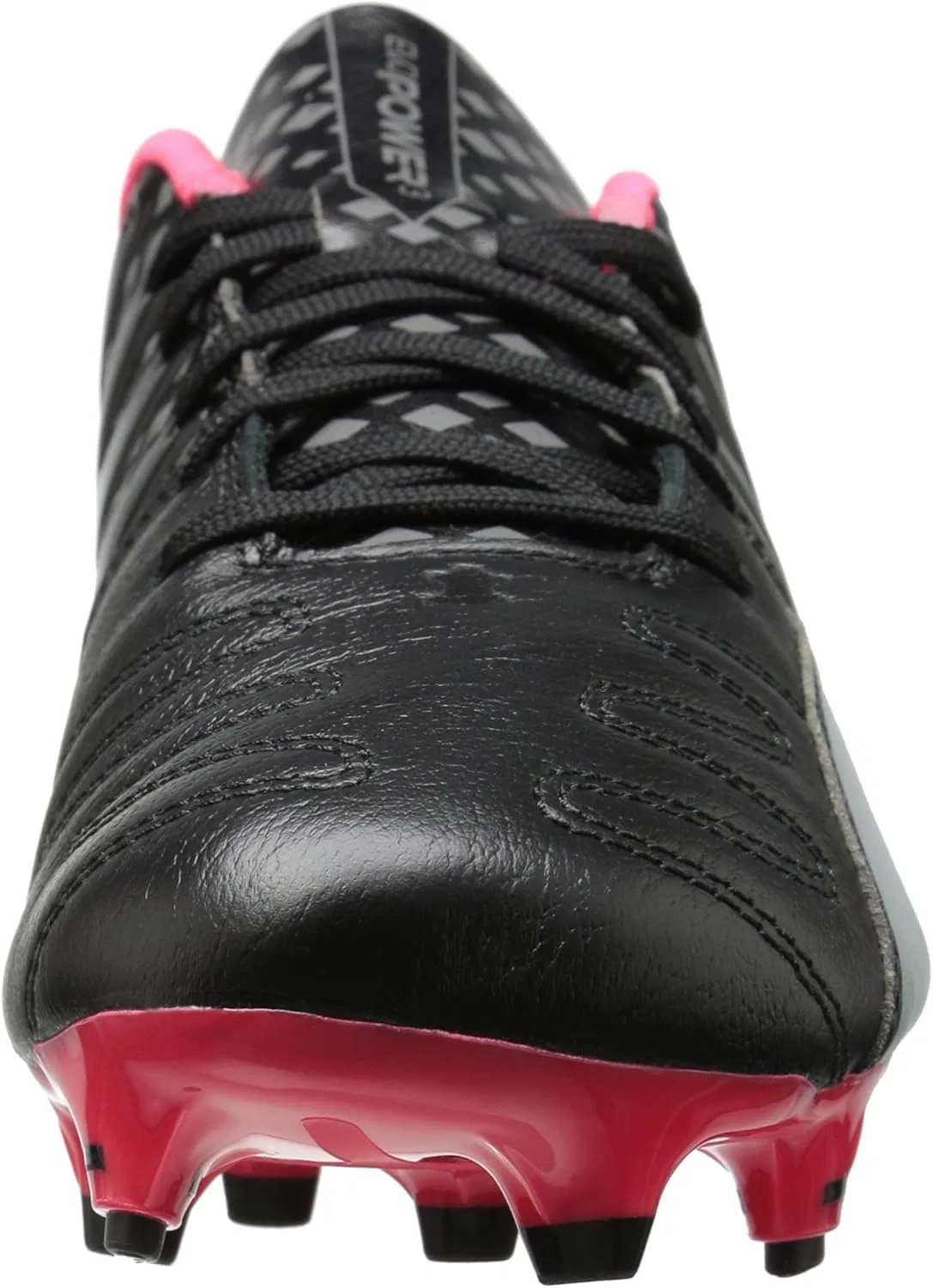 Мужские кроссовки PUMA EvoPower Vigor 3 для твердого грунта, цвет Puma Black PUMA Silver Quiet Shade Bright Plasma — фото 2