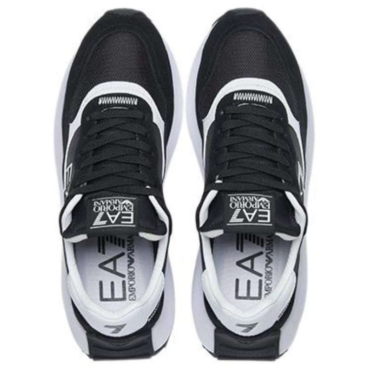 Кроссовки EA7 Low Top Casual Shoes Men's Black EMPORIO ARMANI — фото 3