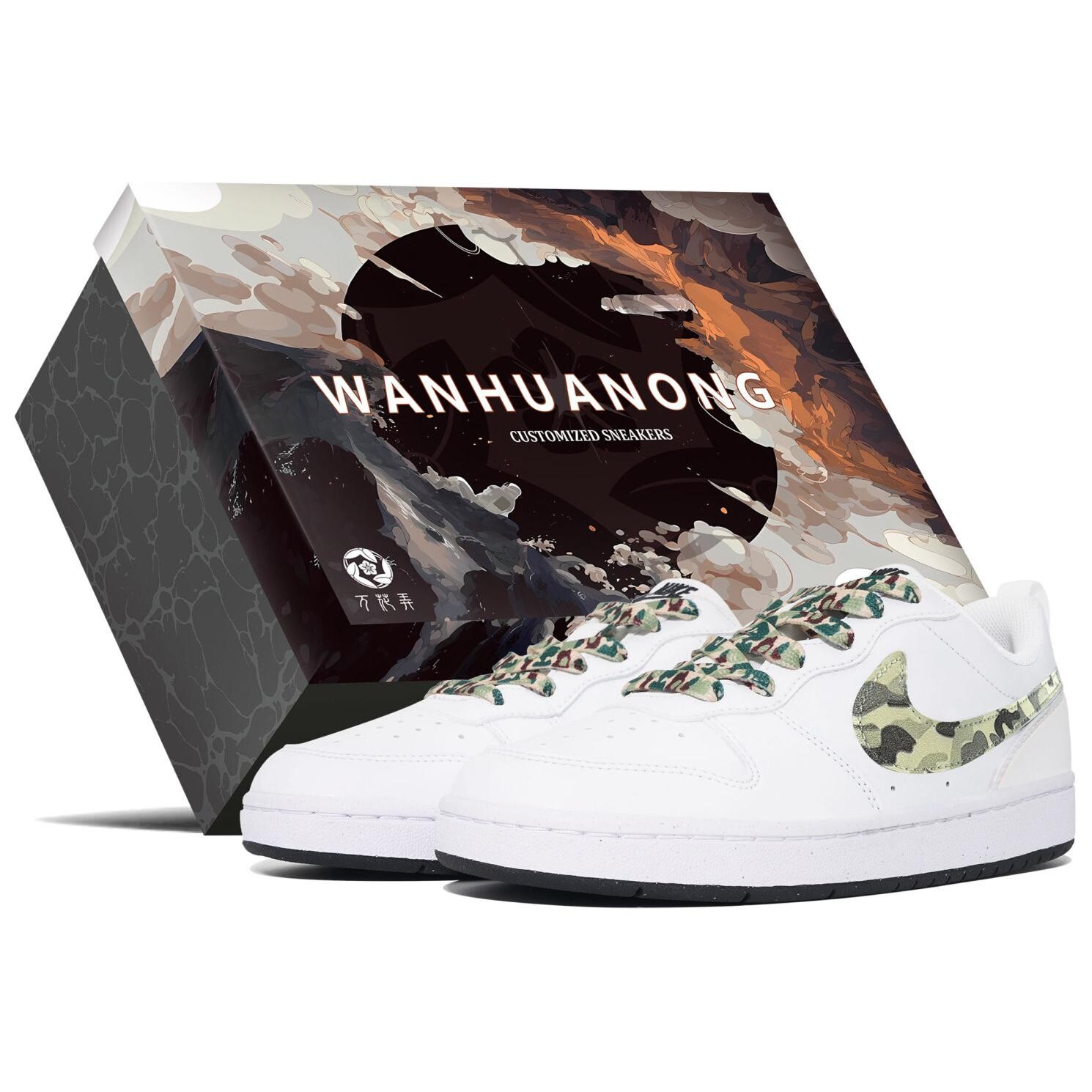 

Кроссовки Nike Court Borough Skateboarding Shoes Women's Low-top White, белый