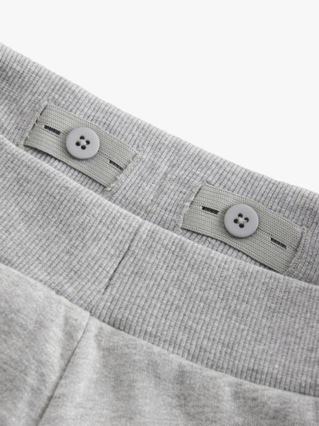 Детские джоггеры из хлопковой смеси с принтом динозавров Lindex, Grey Melange — фото 3