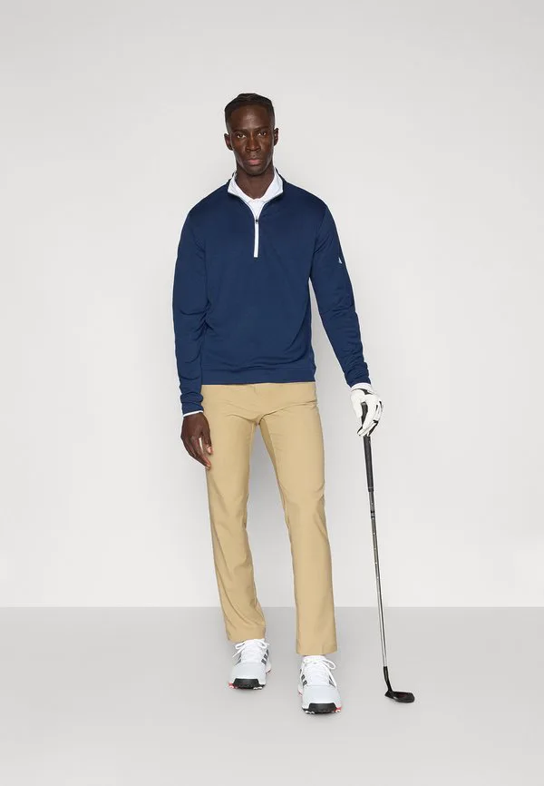 Мужская легкая толстовка на молнии до середины груди Adidas Golf, Collegiate Navy — фото 2