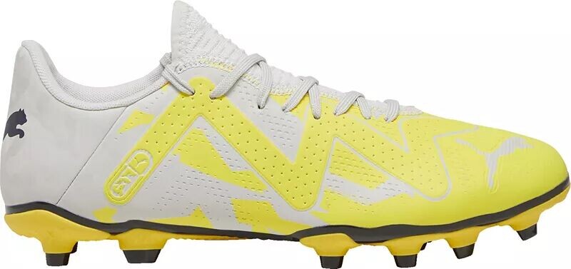 

Футбольные бутсы Puma Future Play FG/AG, серый/желтый