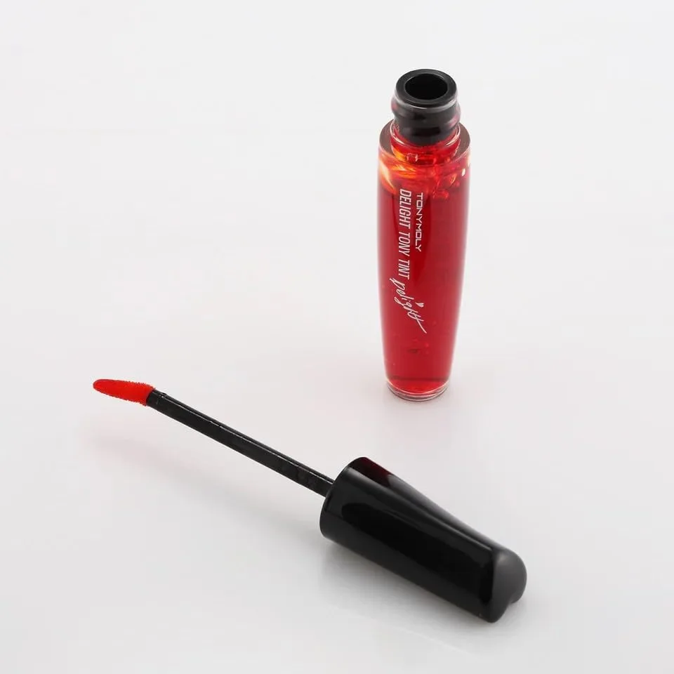 TONYMOLY Delight Tony Lip Tint, корейская косметическая стойкая помада для губ, высокопигментированная, увлажняющая и питательная формула. 3 шт. (1 шт.), Assorted — фото 4