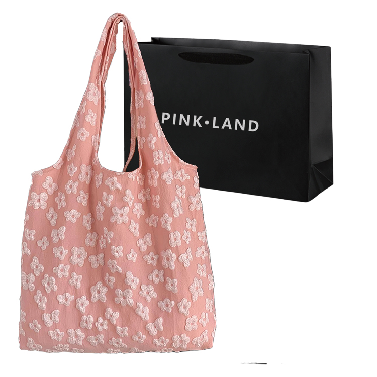 

PINK·LAND Сумка через плечо, Texture Floral Pink