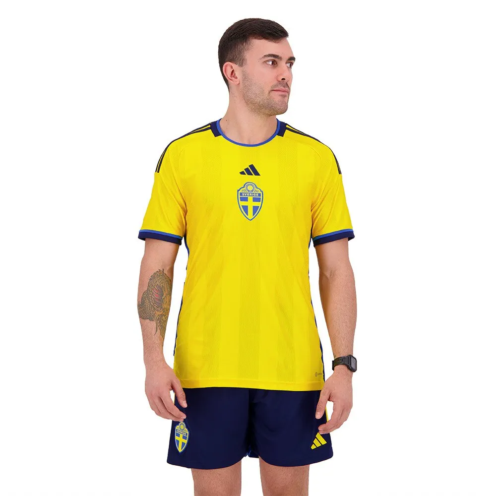 

Футболка с коротким рукавом adidas Sweden 22/23 home, желтый