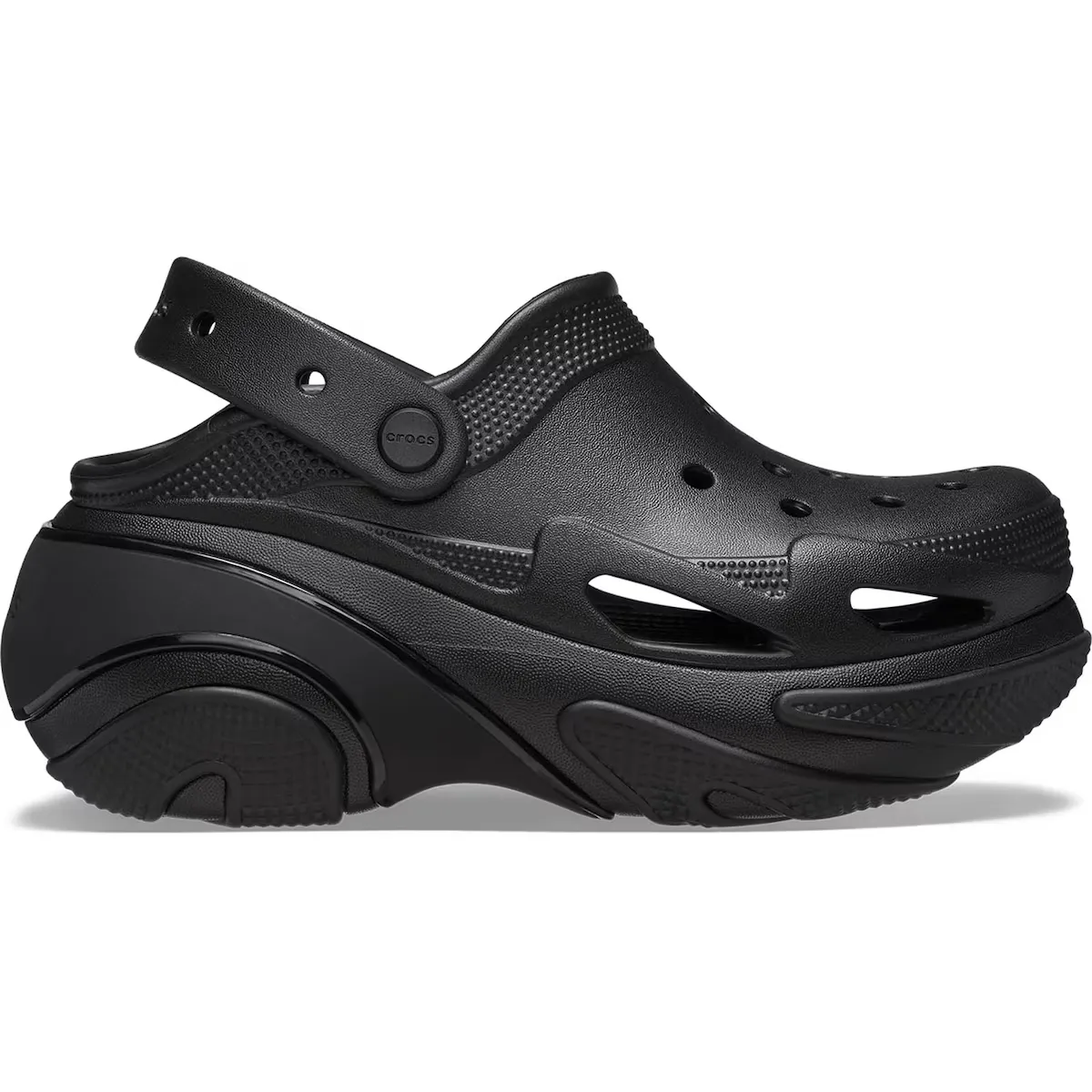 

Унисекс Bubble Crush Clog U Crocs Clogs, чёрный