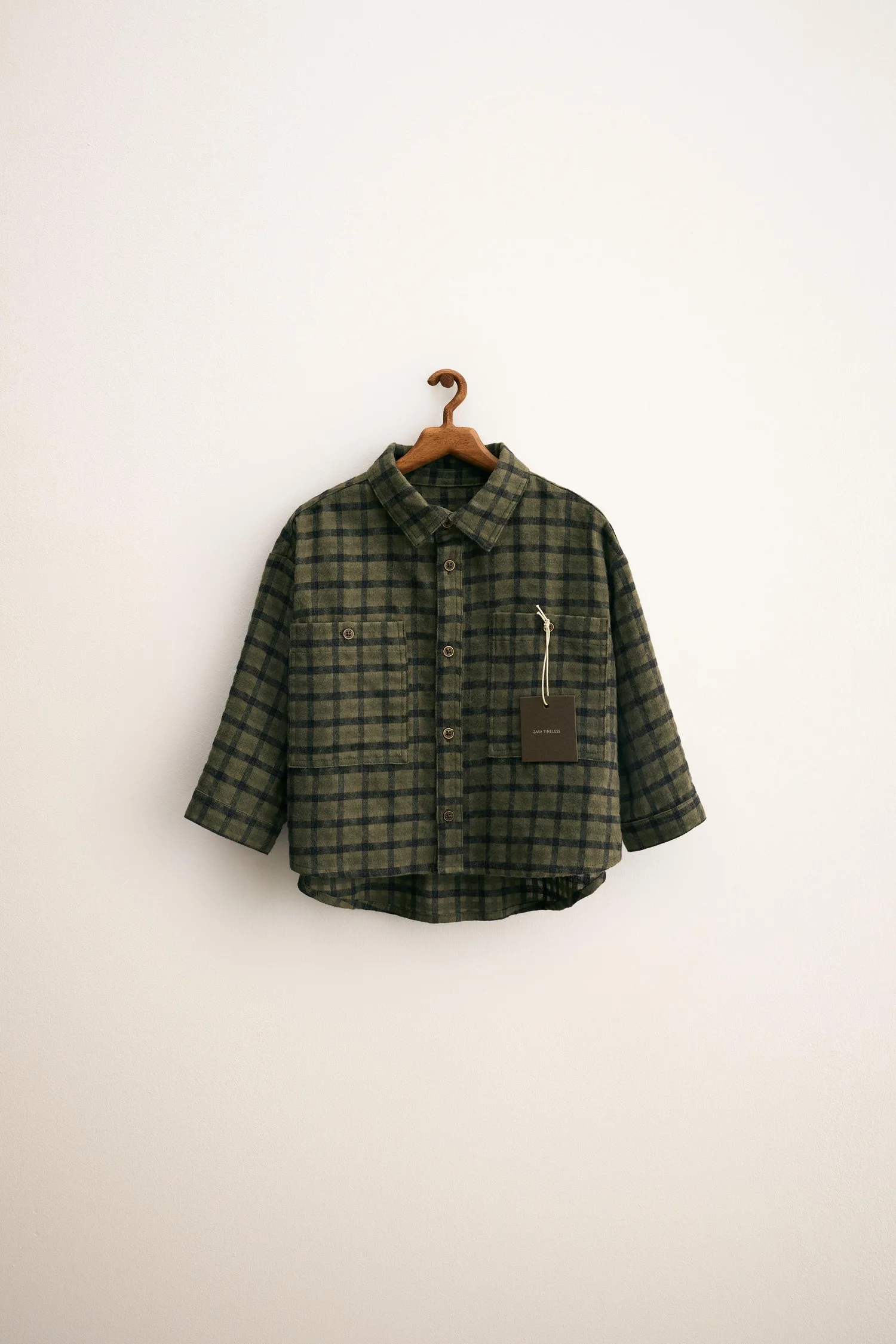 Zara timeless - рубашка в клетку