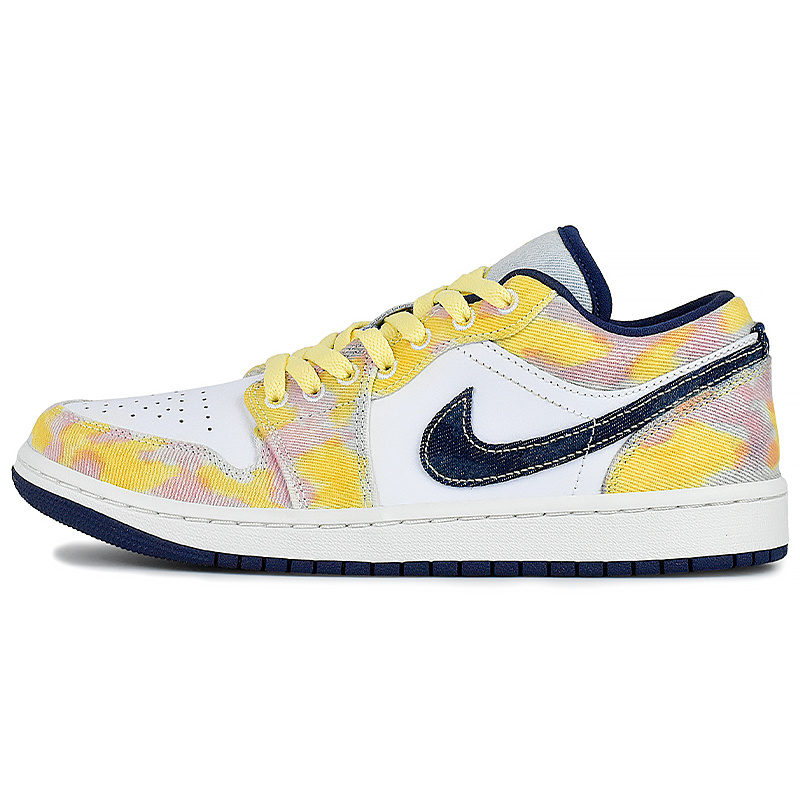 

Jordan Износостойкие и легкие баскетбольные кроссовки Air 1 Vintage Low Top, мужские, белые, желтые