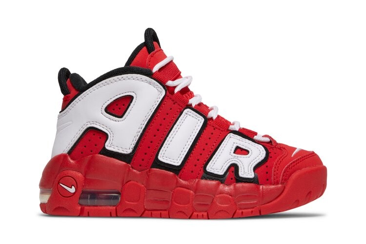 

Кроссовки Nike Air More Uptempo QS PS 'University Red', красный