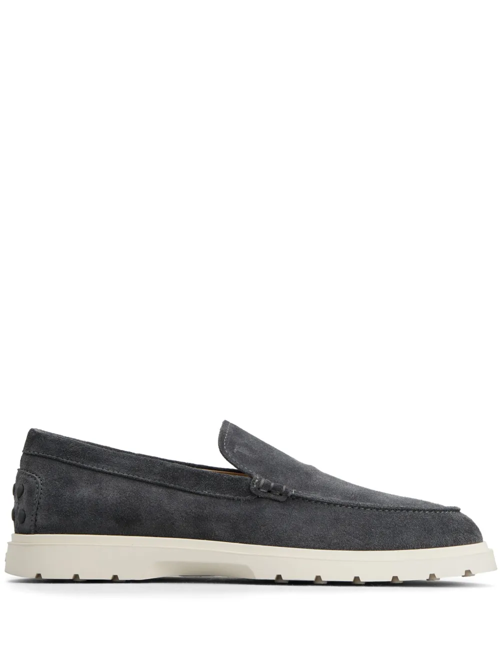 

Лоферы с тисненым логотипом TOD'S, серый