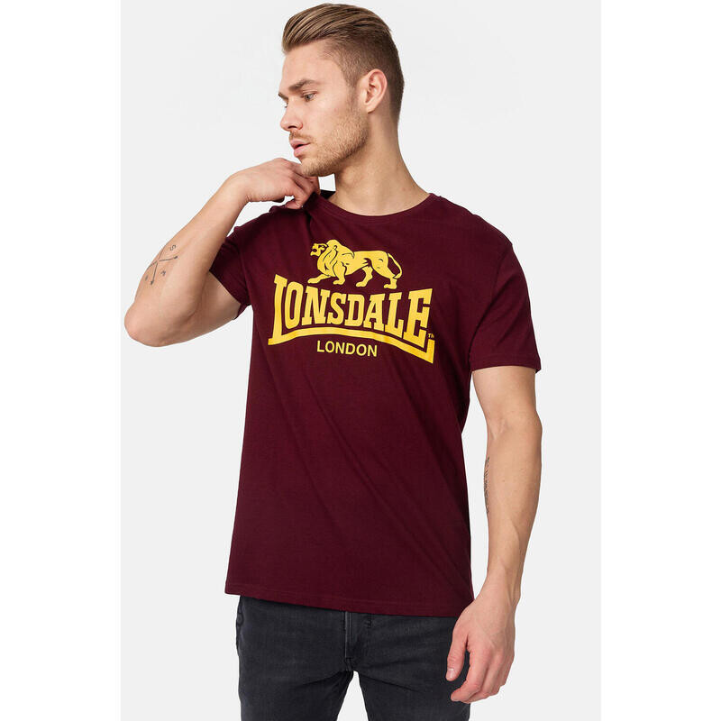 

LONSDALE мужская футболка обычного кроя с логотипом, цвет rot