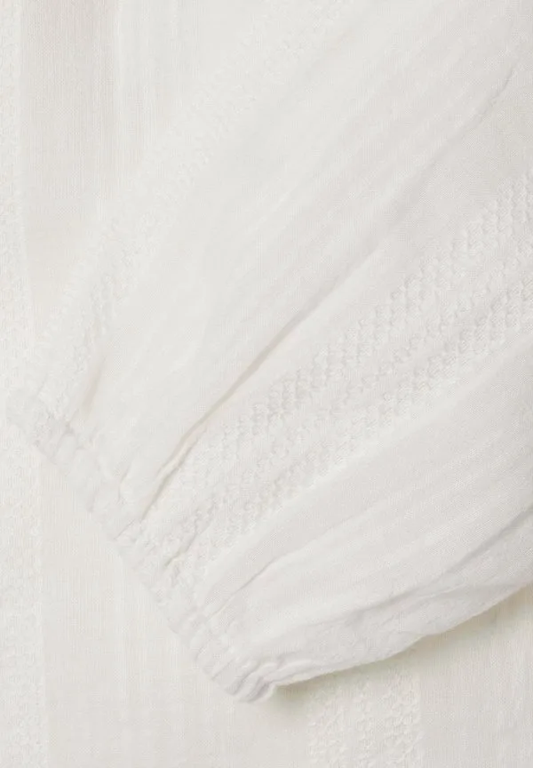 Блузка на пуговицах цвета вереска Pepe Jeans, Mousse White — фото 4
