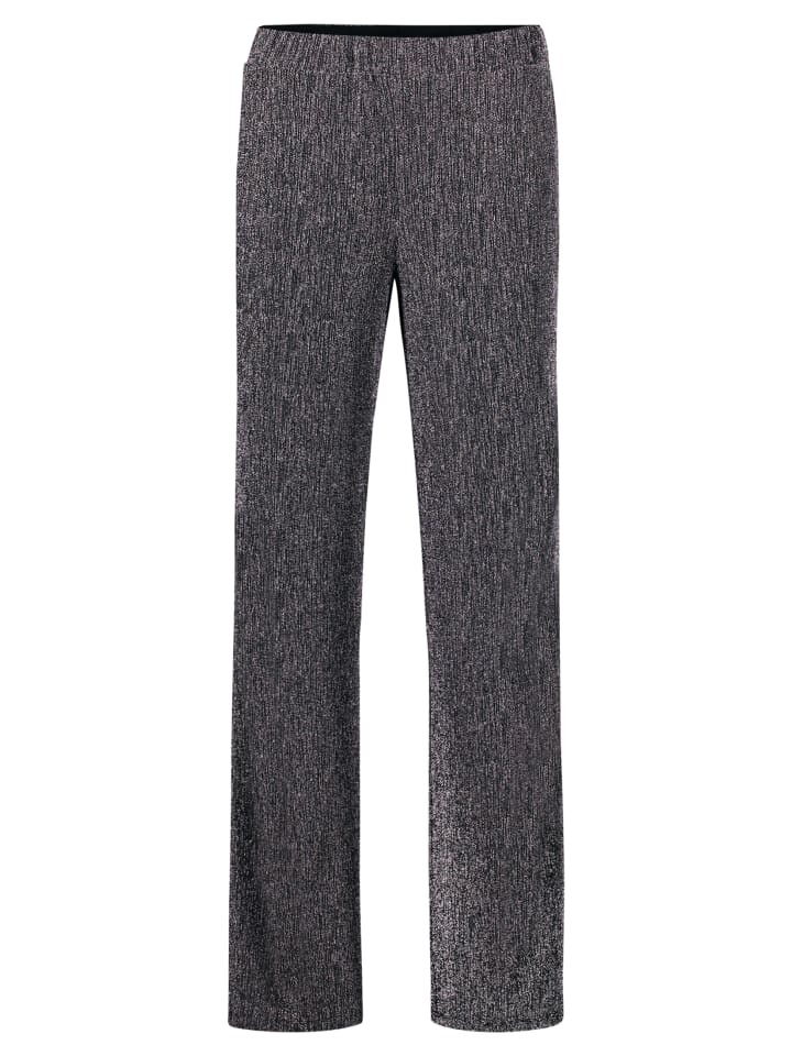 

Тканевые брюки BETTY & CO Stoffhose im Glitzer-Look, черный