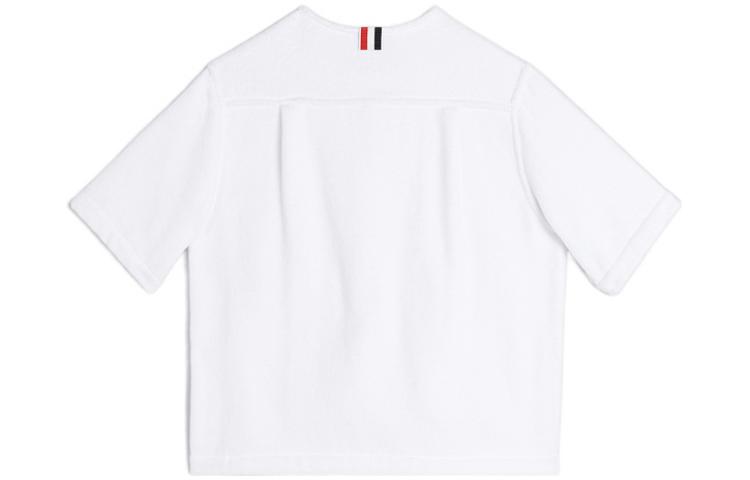 Детская футболка THOM BROWNE, белая — фото 3