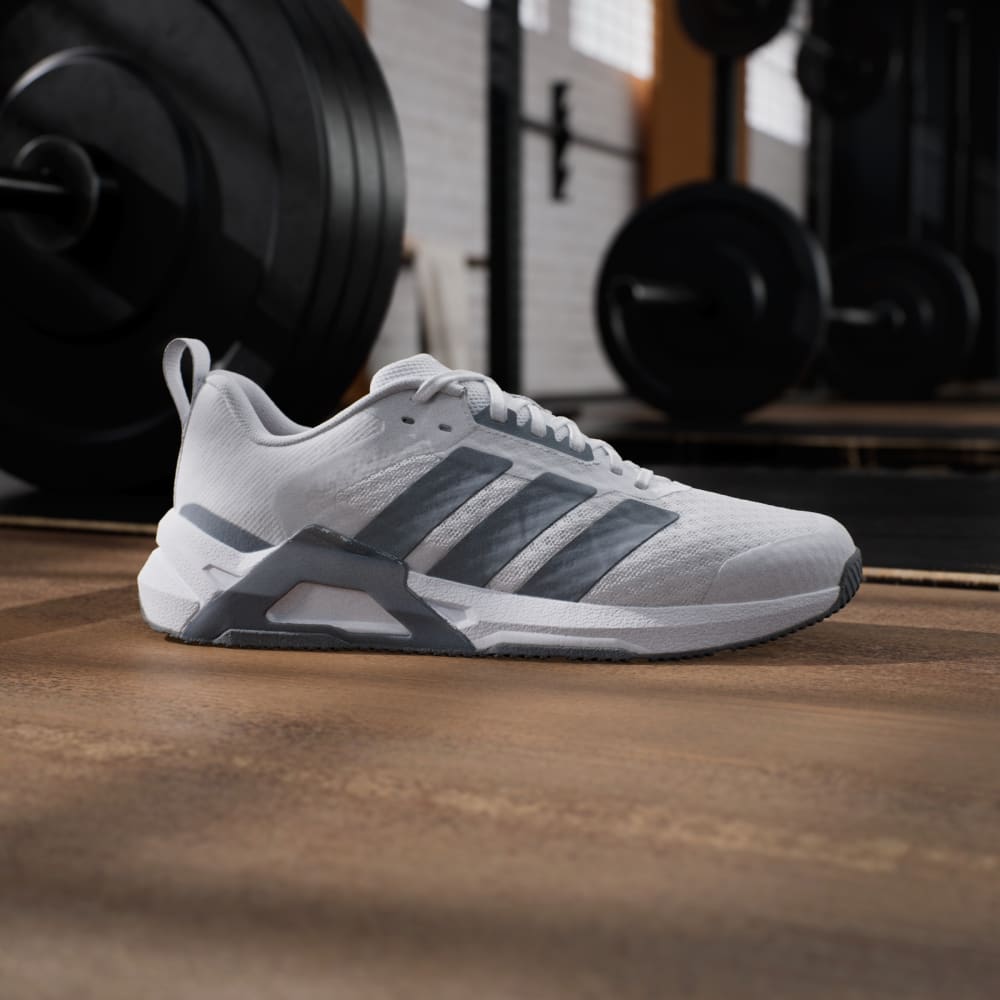 Кроссовки Adidas Dropset Control Training Shoes, цвет Cloud White/Grey/Lucid Red — фото 2