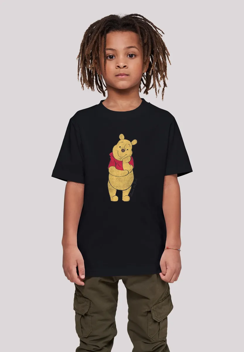 

Футболка F4NT4STIC "Disney Winnie The Pooh Classic", унисекс для детей, товары премиум-класса, для мальчиков, для девочек, с принтом, черный