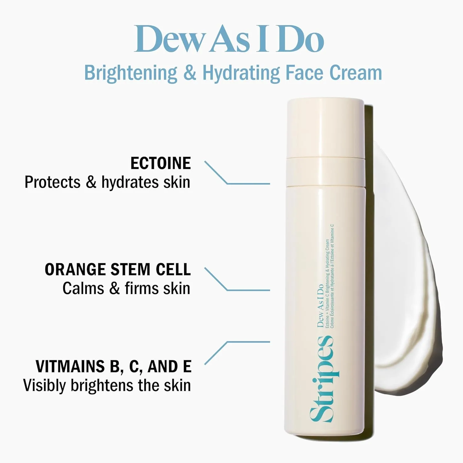 Stripes Beauty Naomi Watts Dew As I Do And Resting Clean Face Bundle: сияющий, ровный цвет лица, улучшение кожного барьера, безопасен для чувствительной кожи, поддержка при менопаузе. — фото 4