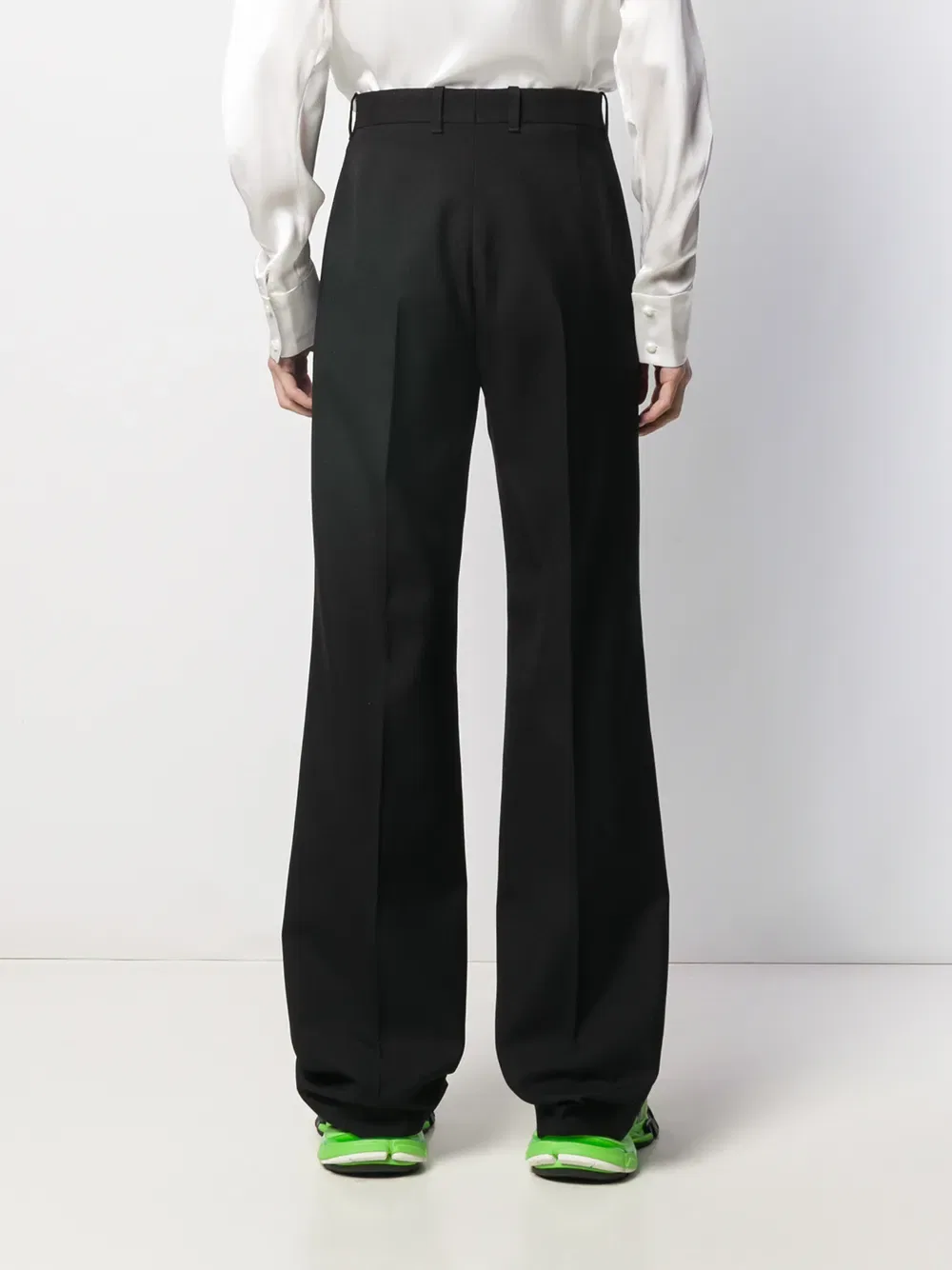 Расклешенные классические брюки Balenciaga, черный — фото 4