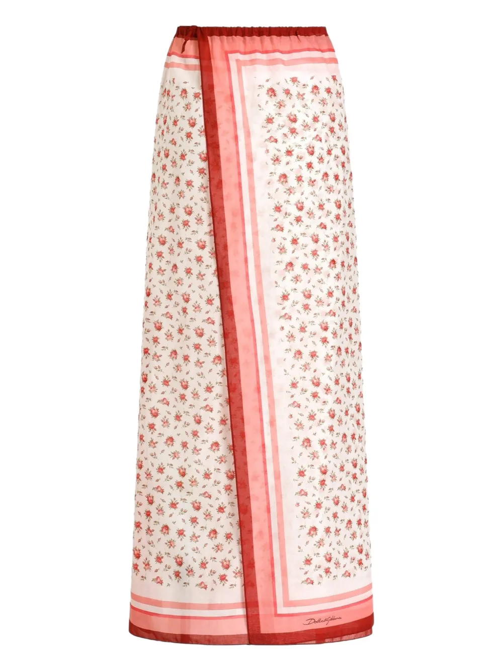 

Саронг с цветочным принтом Dolce & Gabbana, бежевый