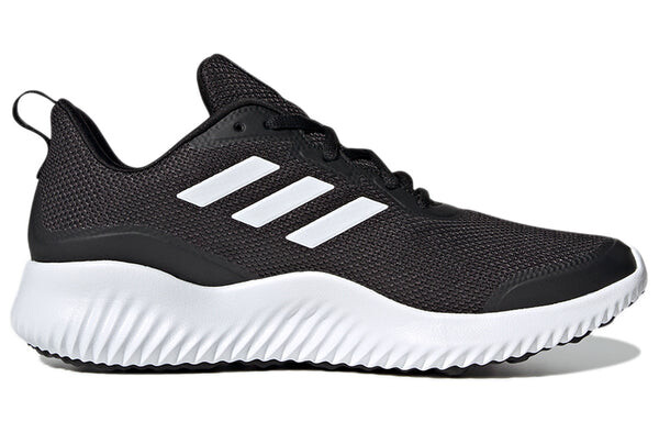 Кроссовки Adidas Alphacomfy Running Shoes 'Black White', черный — фото 2