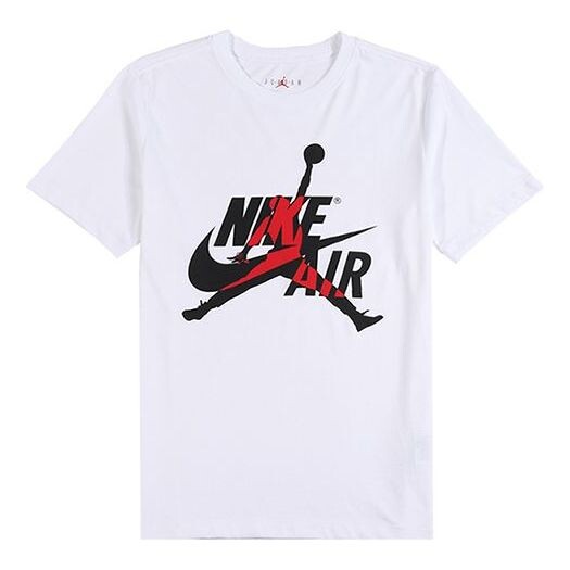 

Футболка jumpman logo спортивные с коротким рукавом мужские Air Jordan, белый