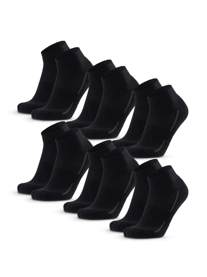 

DANISH ENDURANCE Хлопковые носки-половинки черного цвета