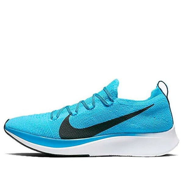 

Кроссовки zoom fly flyknit Nike, синий