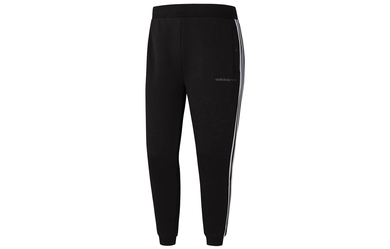 

Adidas Neo Трикотажные спортивные штаны мужские черные