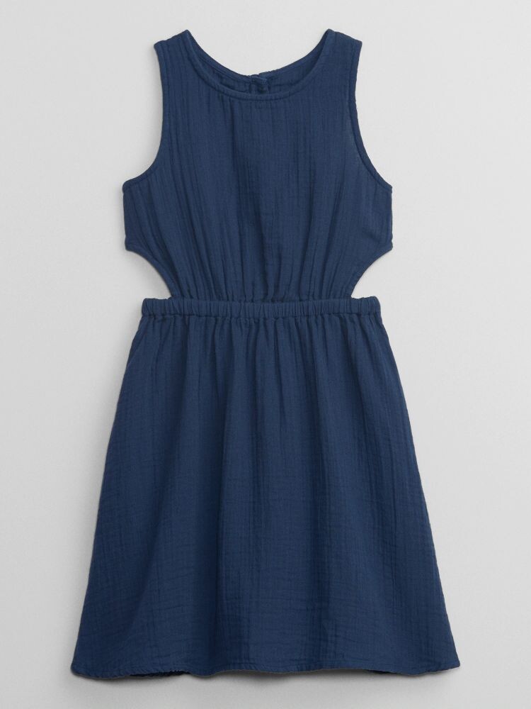 

Детское платье с вырезами Gap, синий
