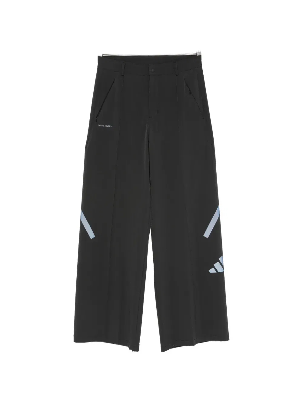 Широкие брюки X Entire Studios Z.N.E. с логотипом adidas, черный