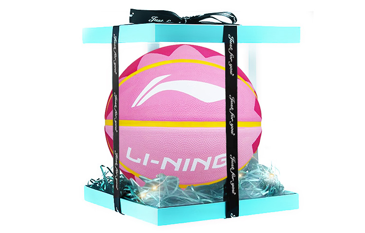 

LINING Резиновый баскетбольный мяч pink размер 7 тренировочный unisex china