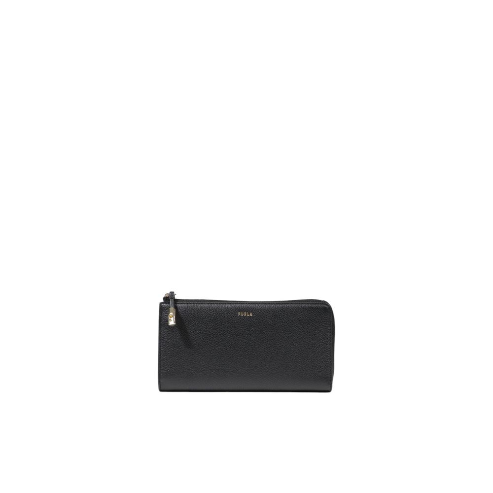 

Черный кожаный кошелек Furla