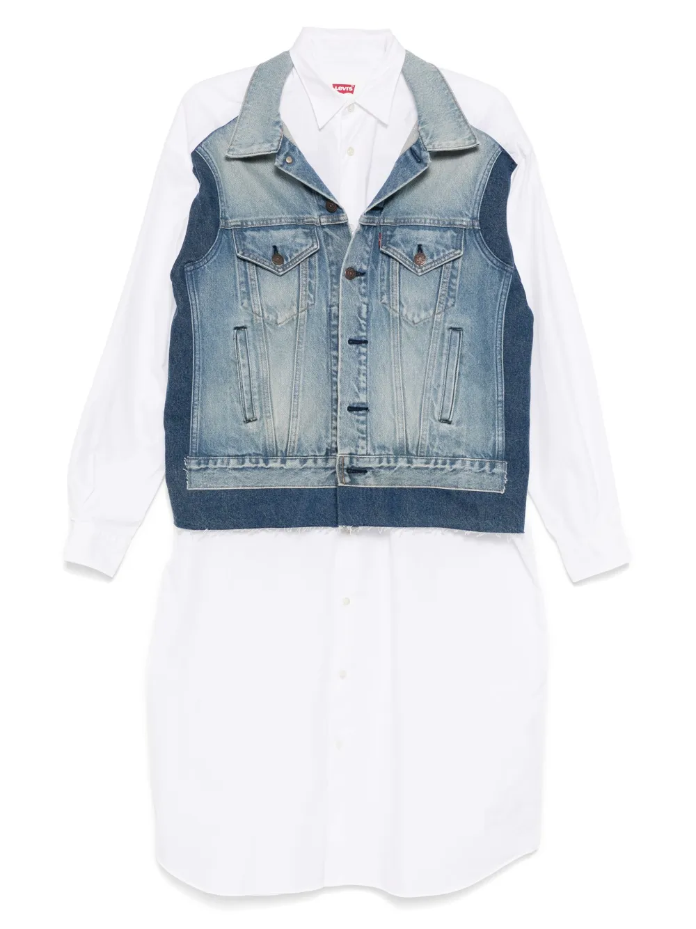 

Джинсовое платье из коллаборации с Levi's JUNYA WATANABE, белый