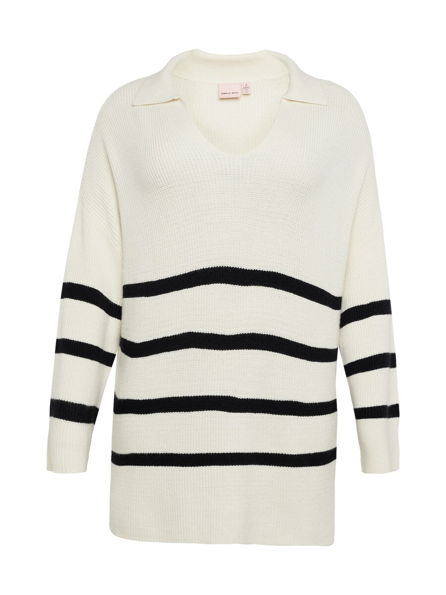 

Свитер оверсайз Fransa Curve Oversized Sweater ALLY, слоновая кость