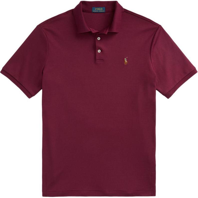 Футболка поло с коротким рукавом Polo Ralph Lauren, красная — фото 2
