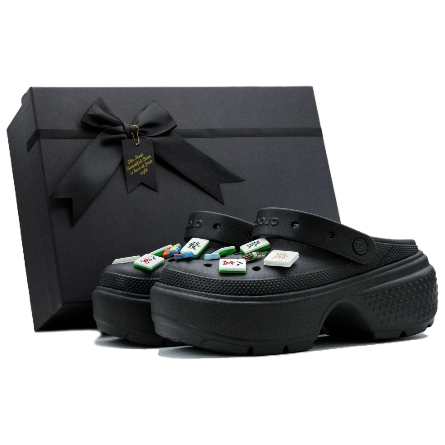 

Crocs Стильные клоги унисекс Mahjong Master в обсидиановой коробке, цвет Mahjong Master (Obsidian Box)