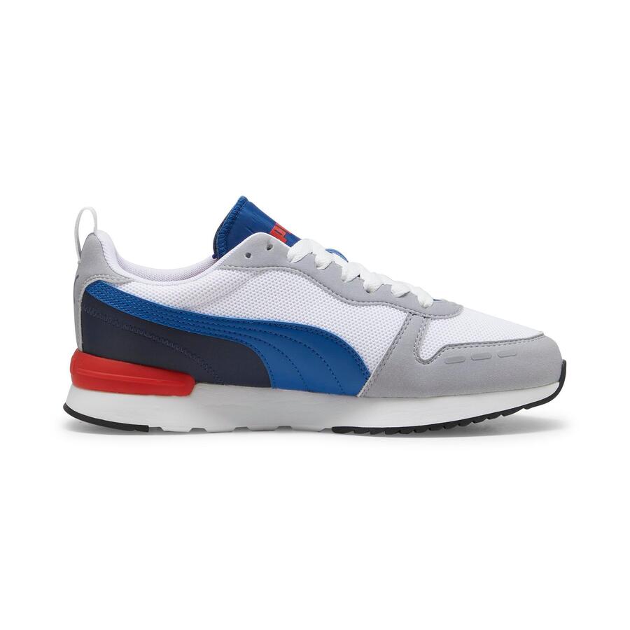 Кроссовки мужские - Puma R78 синие/красные — фото 4