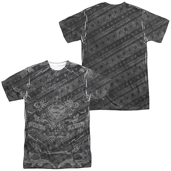 

Футболка с коротким рукавом Superman submit adult poly crew Licensed Character