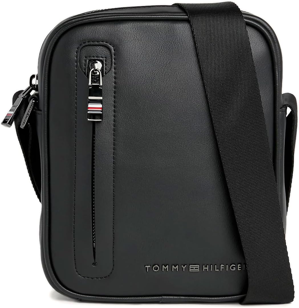 

Мини-сумка-репортер Tommy Hilfiger «Modern» из искусственной кожи, Black, Черный, Мини-сумка-репортер Tommy Hilfiger «Modern» из искусственной кожи, Black