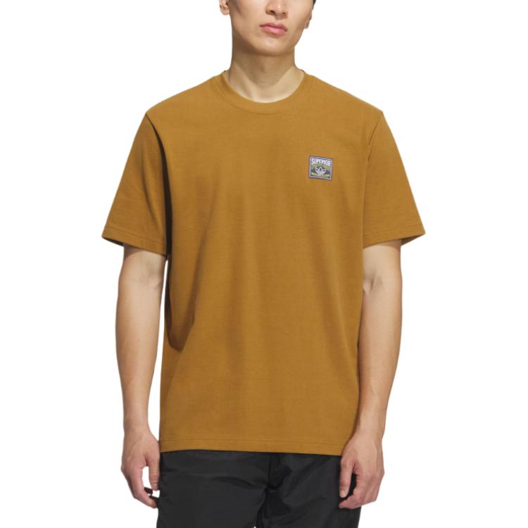 Футболка SS25 WABASH мужская Adidas Originals, бронзовый — фото 2