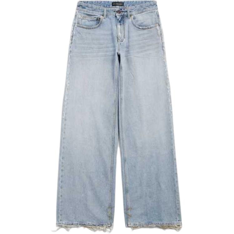 

Balenciaga Джинсы SS25 Loose Fit женские светло-голубые